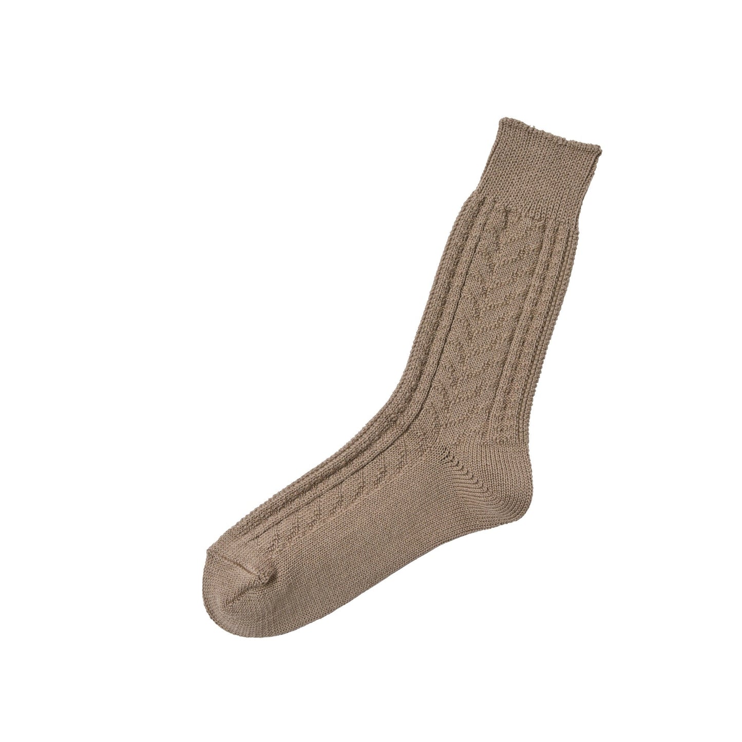 memeri : wool cotton cable socks