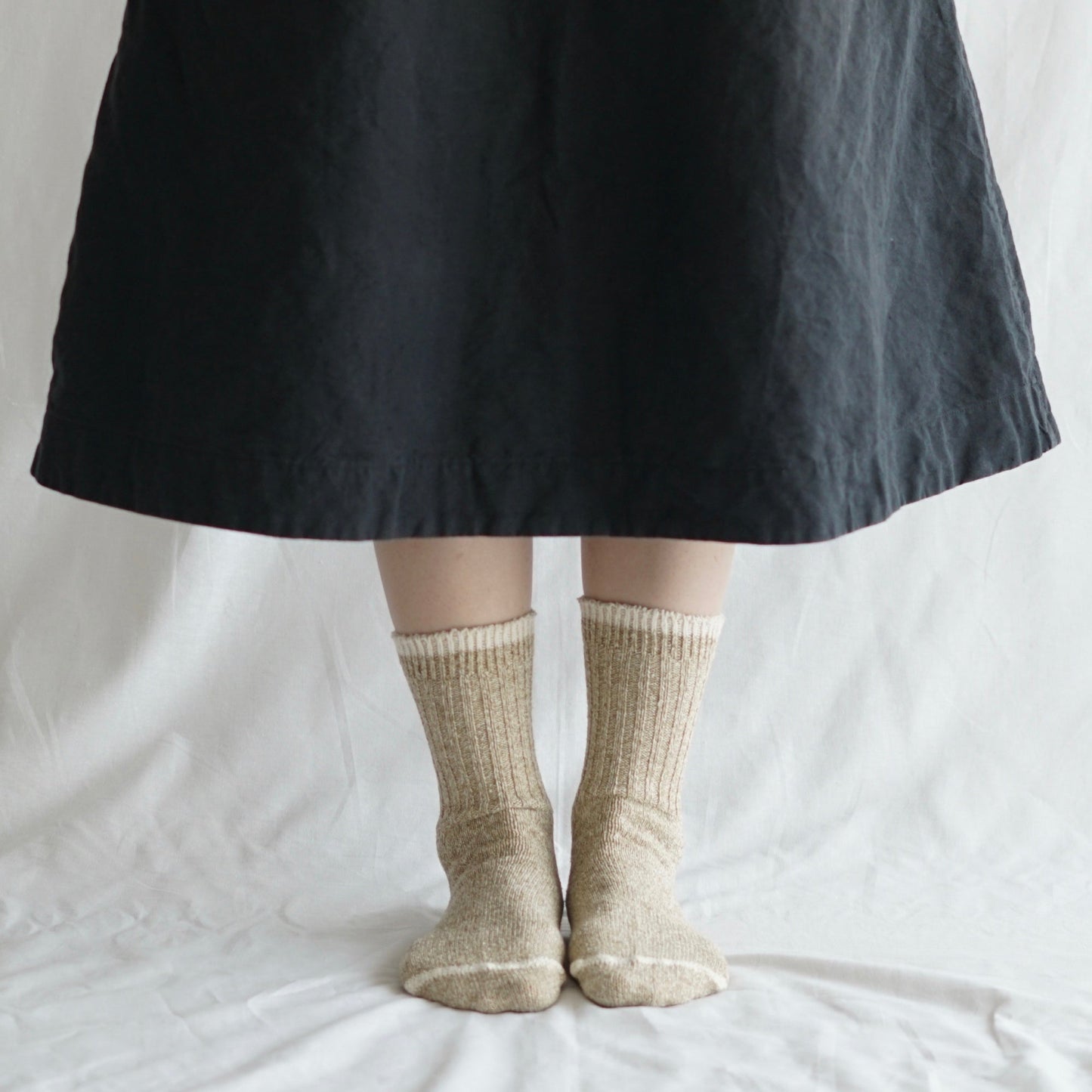 NISHIGUCHI KUTSUSHITA : boston silk cotton sock