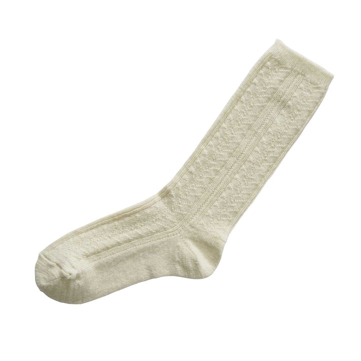 NISHIGUCHI KUTSUSHITA : praha alpaca wool cable sock