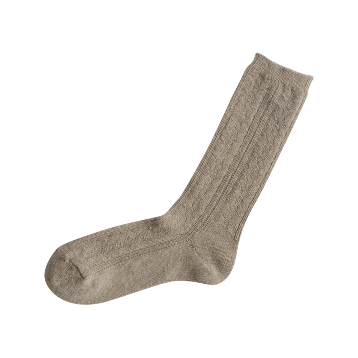 NISHIGUCHI KUTSUSHITA : praha alpaca wool cable sock
