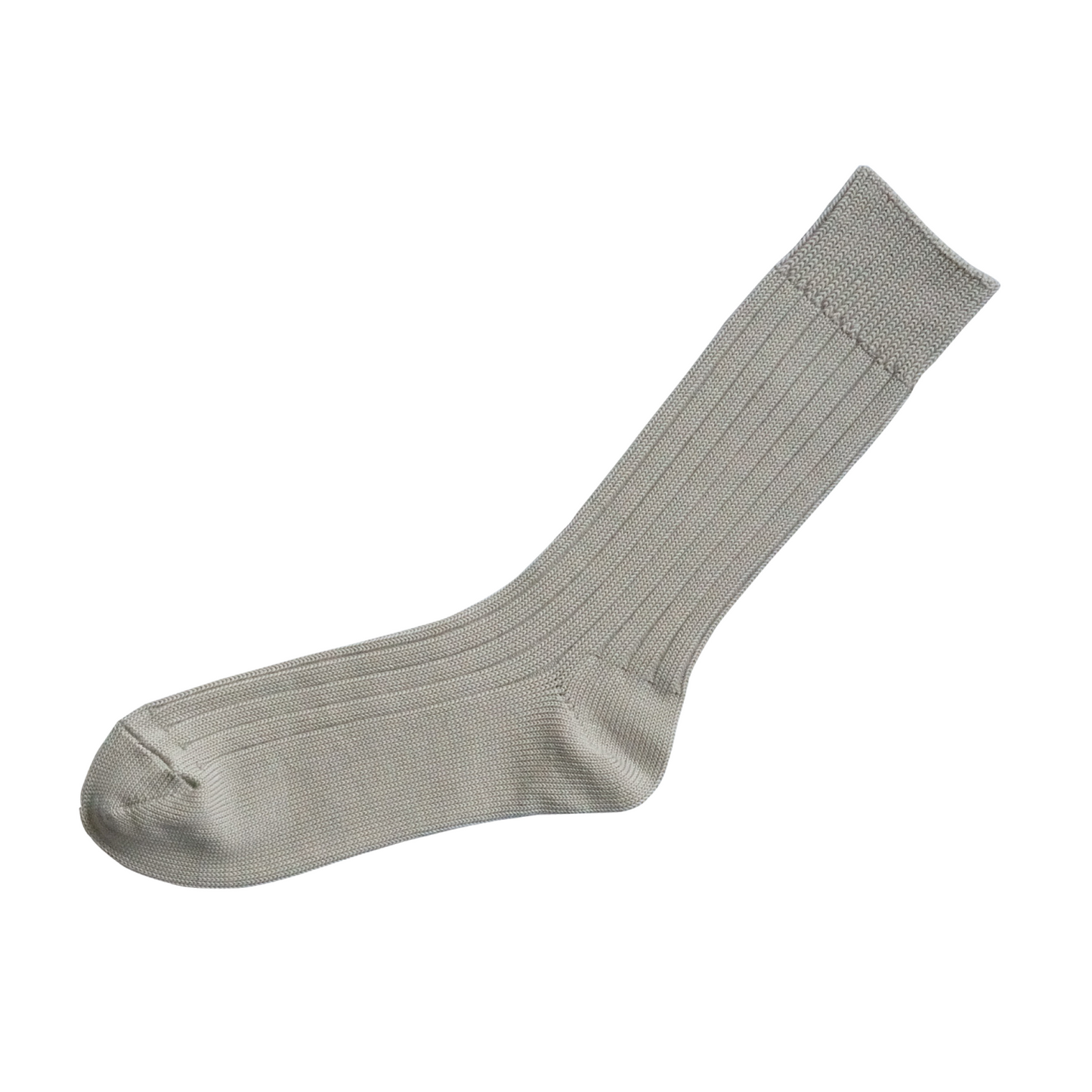 NISHIGUCHI KUTSUSHITA : praha egyptian cotton ribbed sock