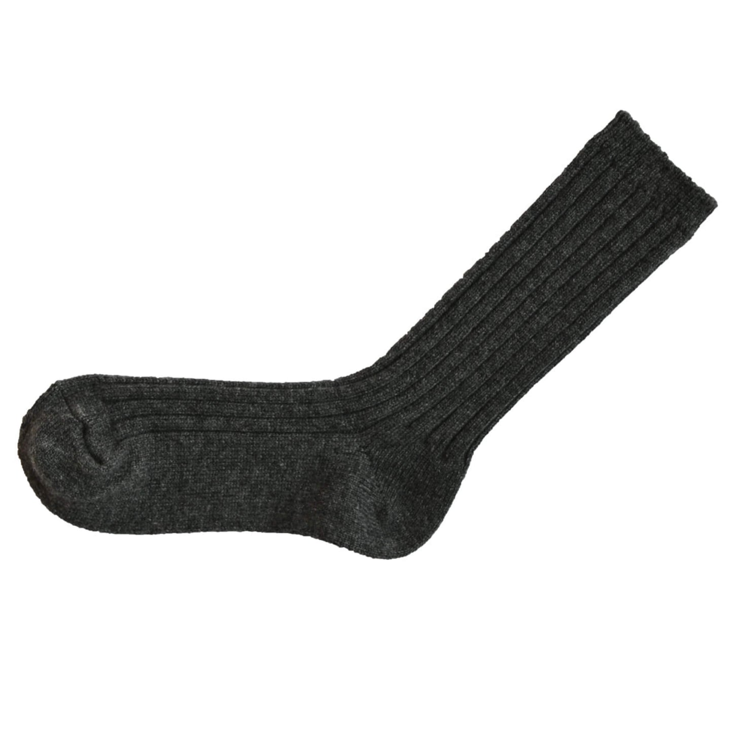 NISHIGUCHI KUTSUSHITA : praha cashmere ribbed sock
