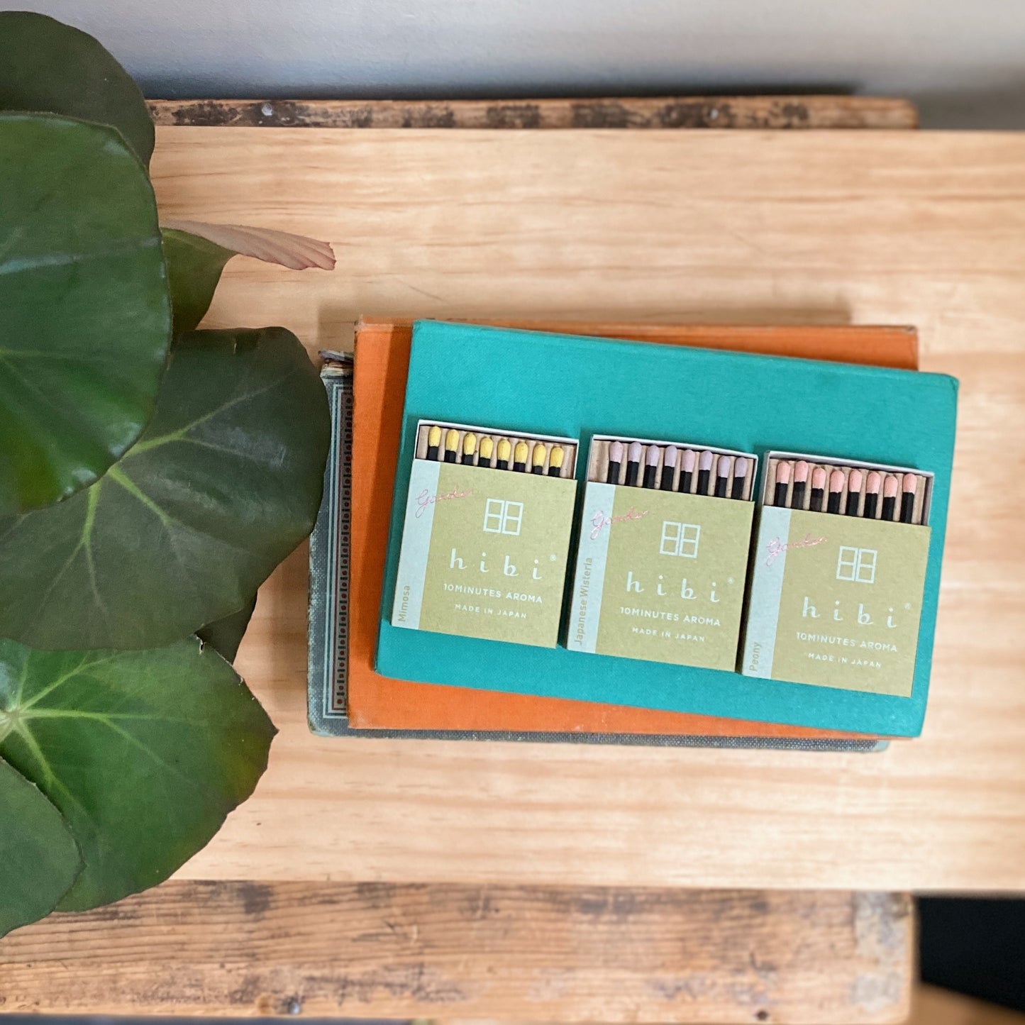 hibi 10 minute incense : garden scent small box
