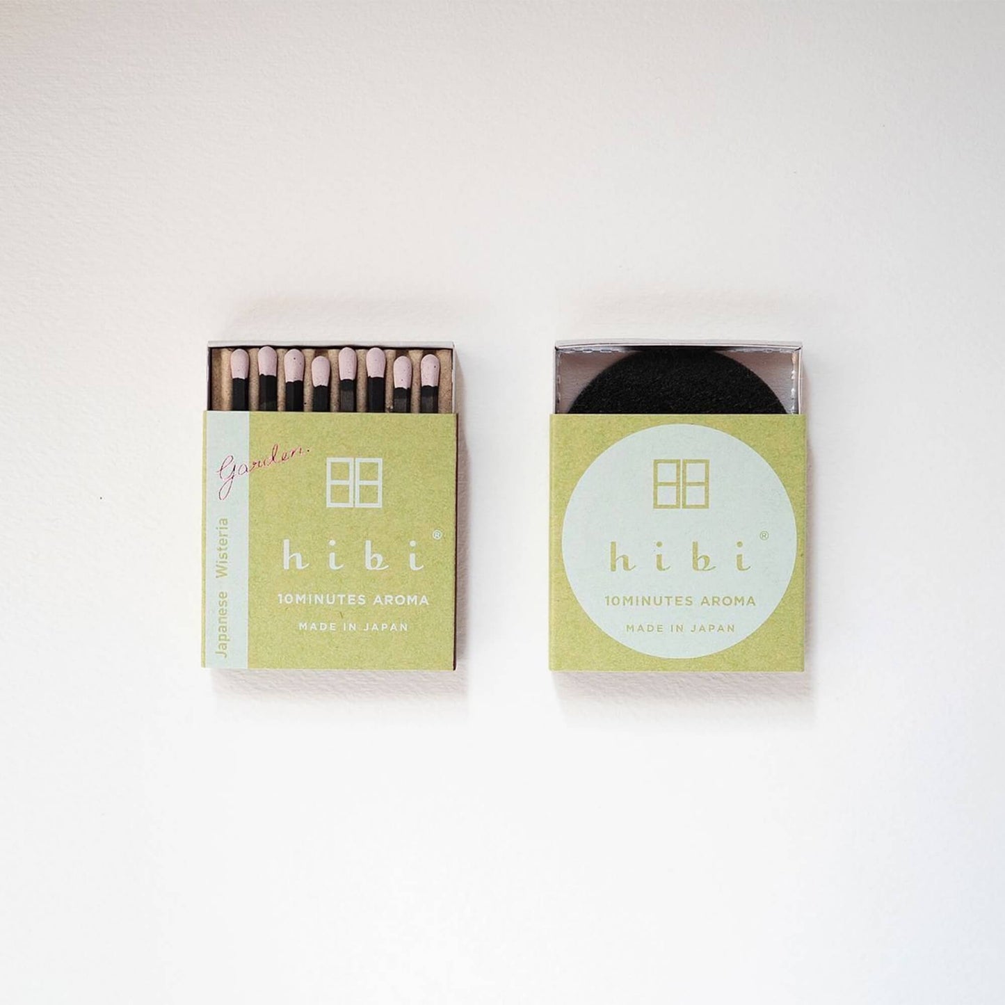 hibi 10 minute incense : garden scent gift box