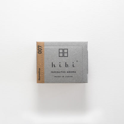 hibi 10 minute incense : modern scent large box