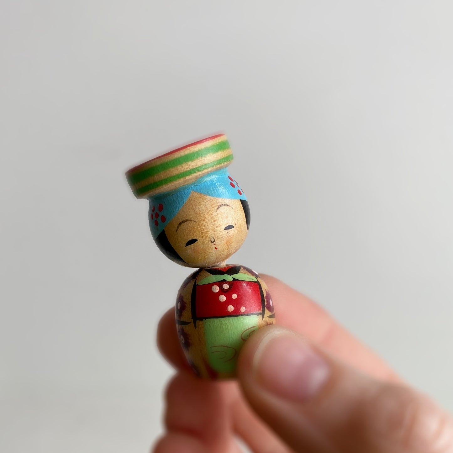 vintage kokeshi doll