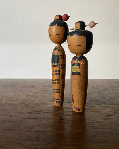 vintage elegant kokeshi