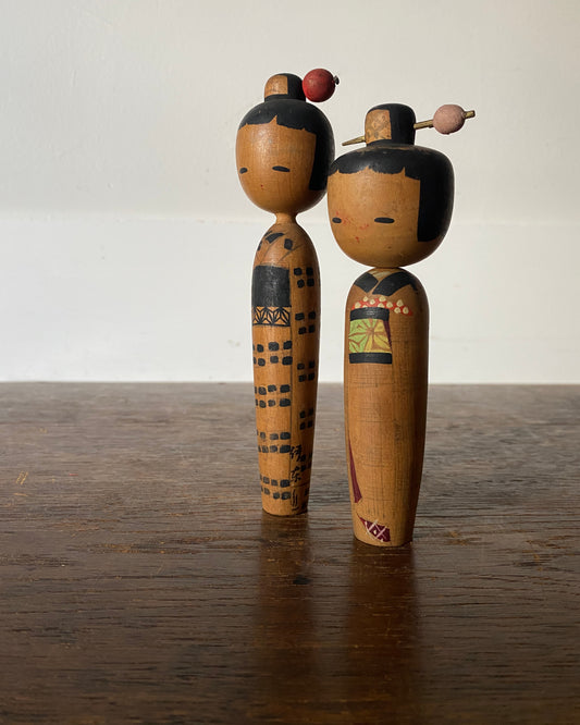 vintage elegant kokeshi