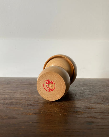 vintage floral bob kokeshi
