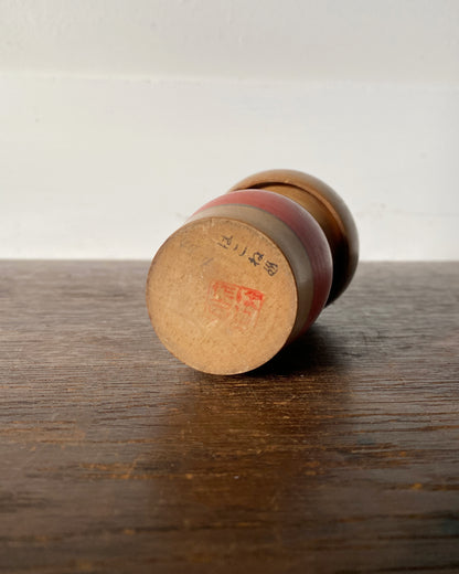 vintage floral kimono kokeshi