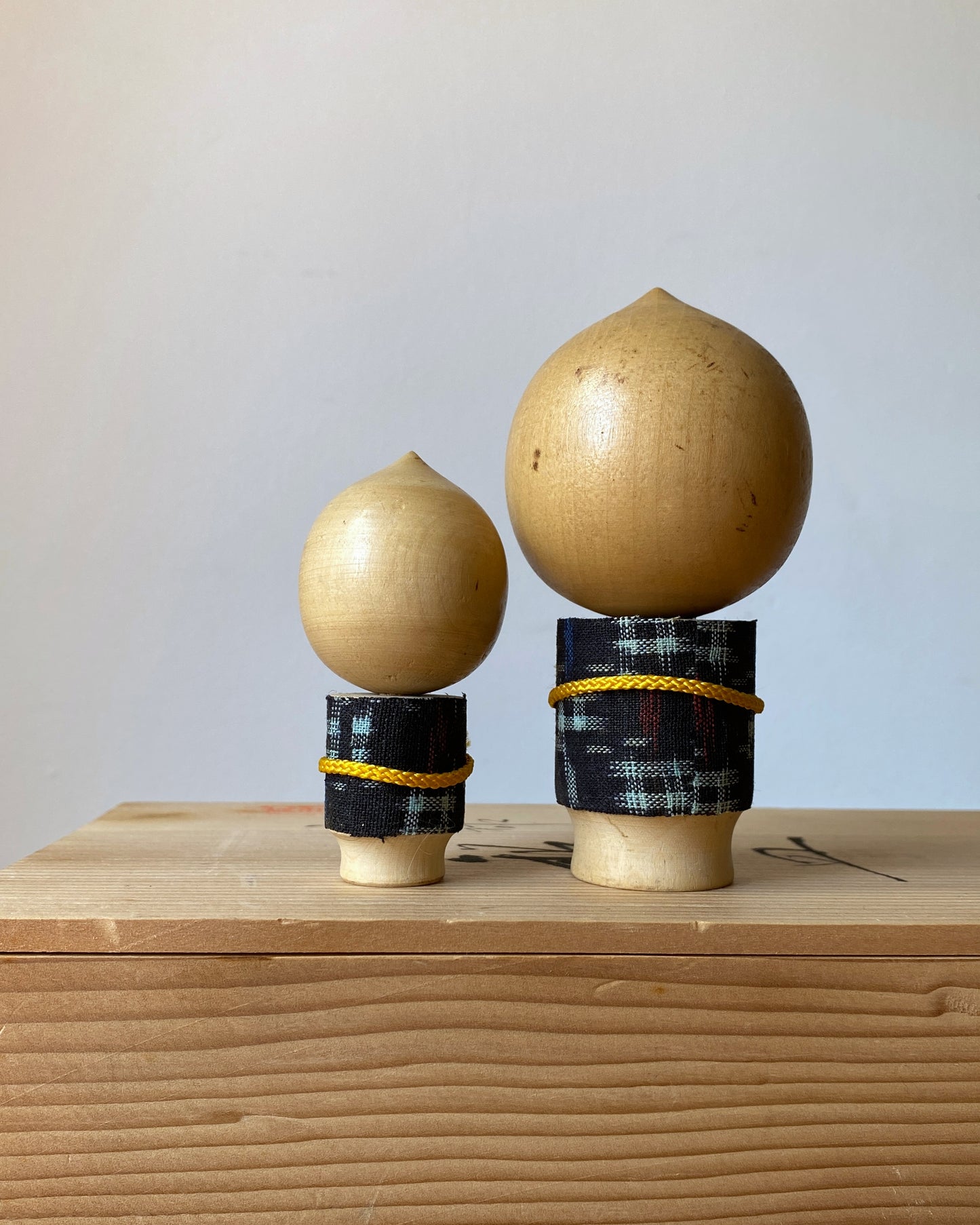 vintage kokeshi dolls