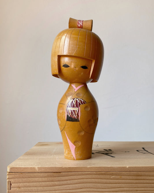 vintage kokeshi doll