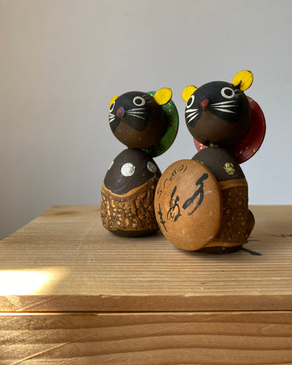 vintage tanuki figures