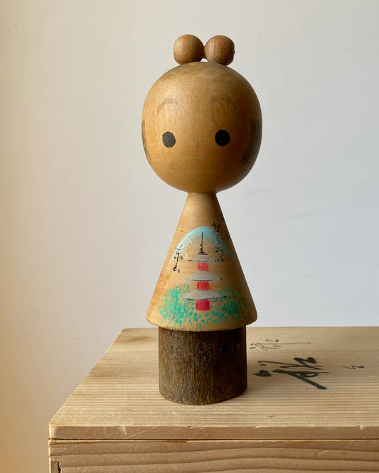 vintage kokeshi doll