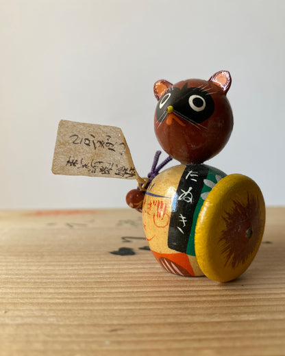 vintage tanuki doll