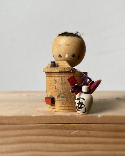 vintage kokeshi doll