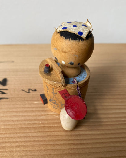 vintage kokeshi doll