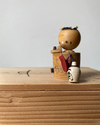 vintage kokeshi doll