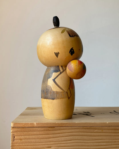 vintage kokeshi doll