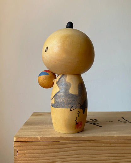 vintage kokeshi doll