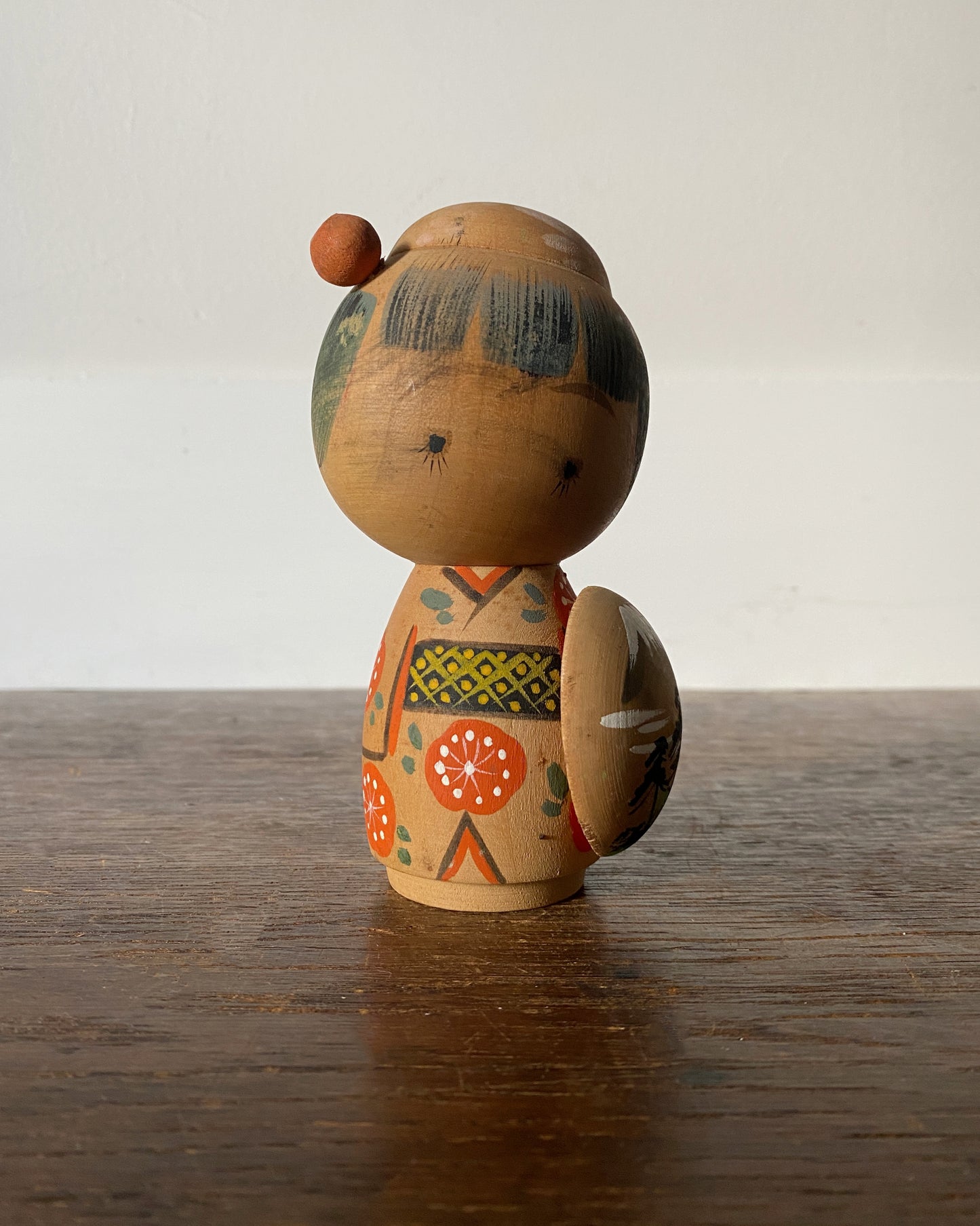 vintage Mount Fuji kokeshi