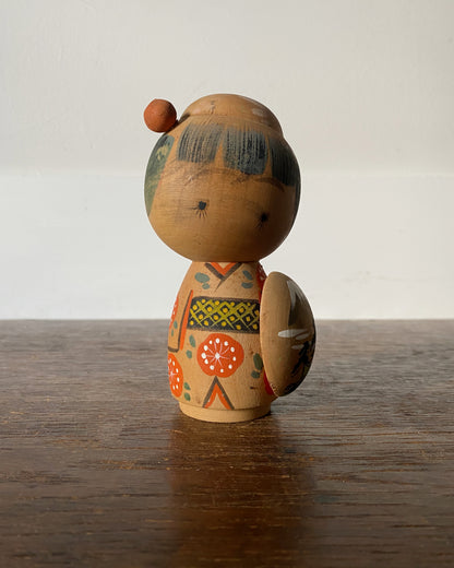 vintage Mount Fuji kokeshi