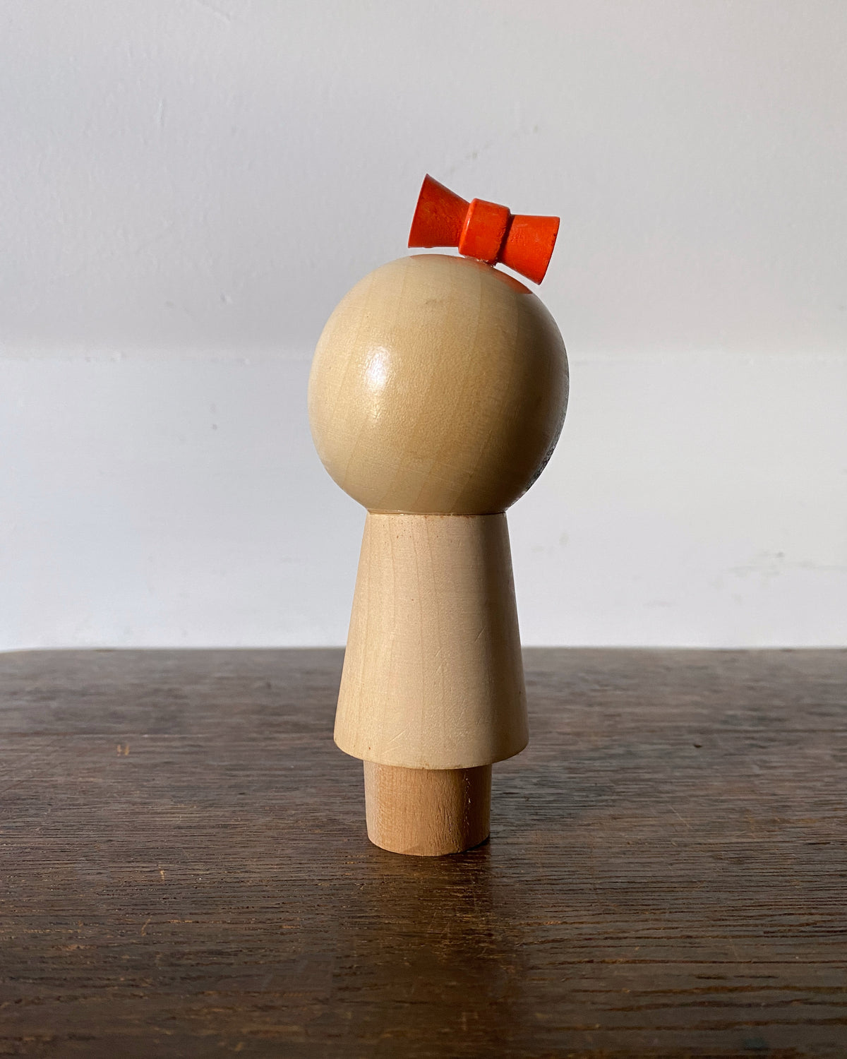 vintage market scene kokeshi