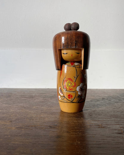 vintage blossom kimono kokeshi