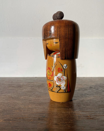 vintage blossom kimono kokeshi