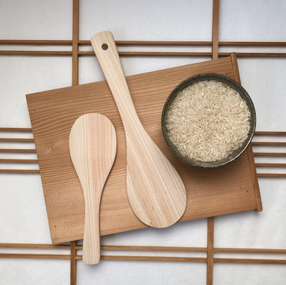 yamacoh co. : cypress wood rice scoop large