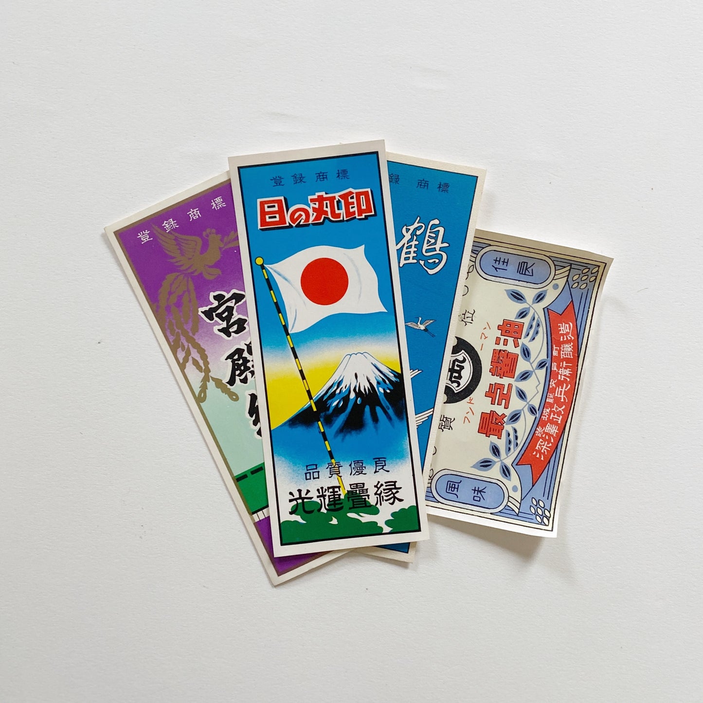 vintage japanese label pack