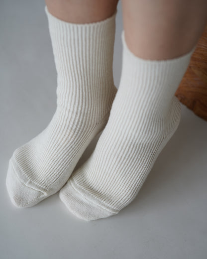 hakne : wool cashmere ribbed socks