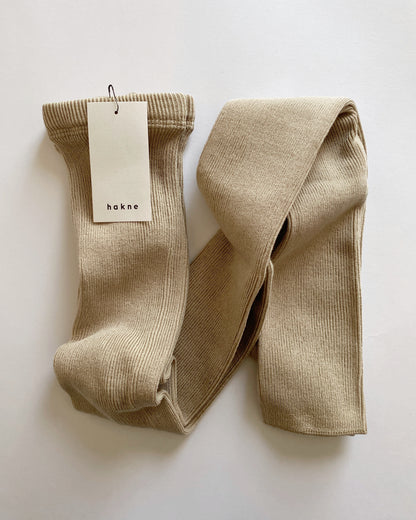 hakne : silk cotton ribbed leggings