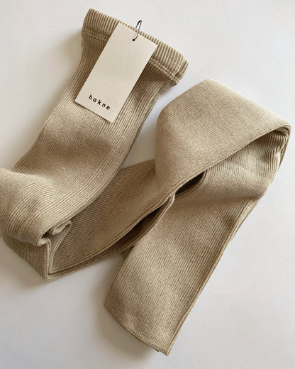 hakne : silk cotton ribbed leggings