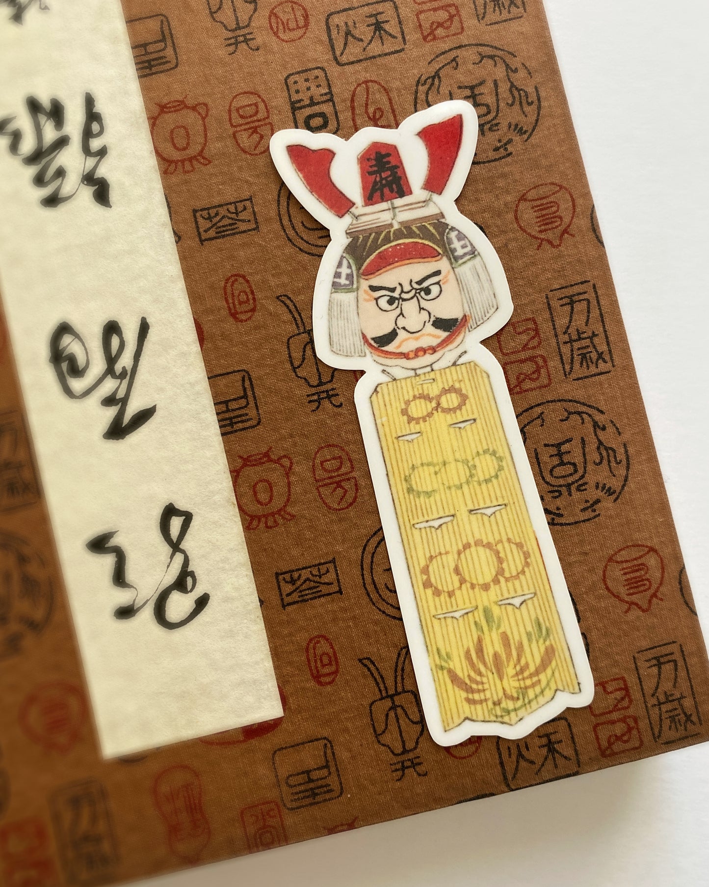 kiku print : vinyl sticker - samurai