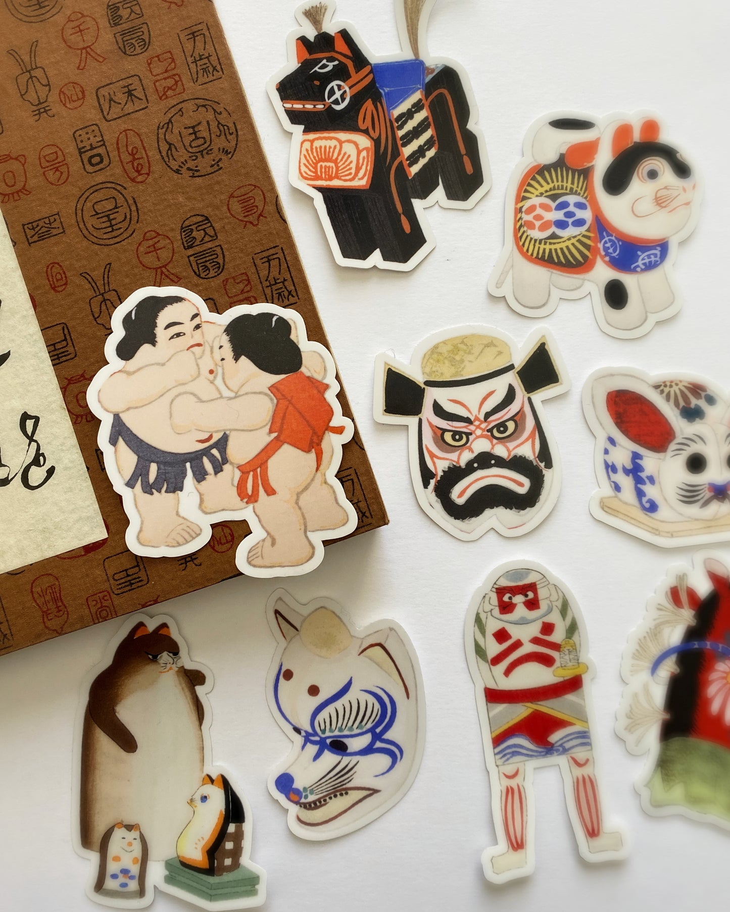 kiku print : vinyl sticker - inu hariko