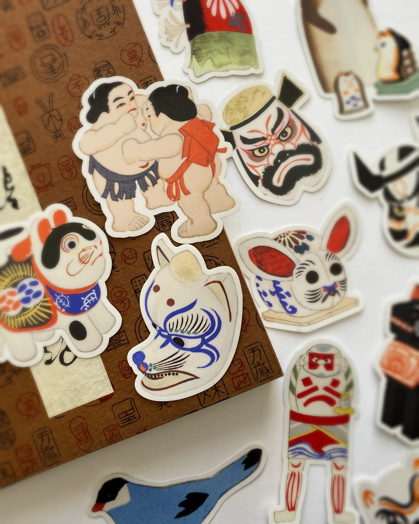 kiku print : vinyl sticker - aoi tori