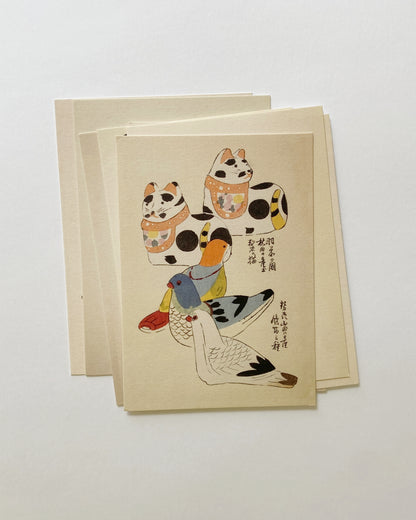 kiku print : postcard - kitsune tori gate