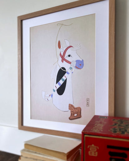 kiku print : A3 print - shiro uma