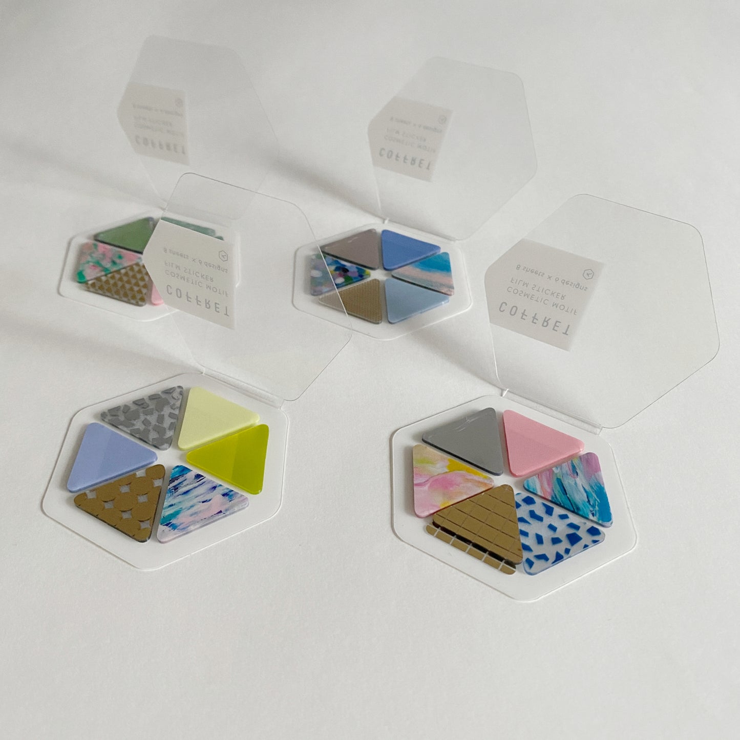 Hitotoki : coffret cosmetic motif film stickers