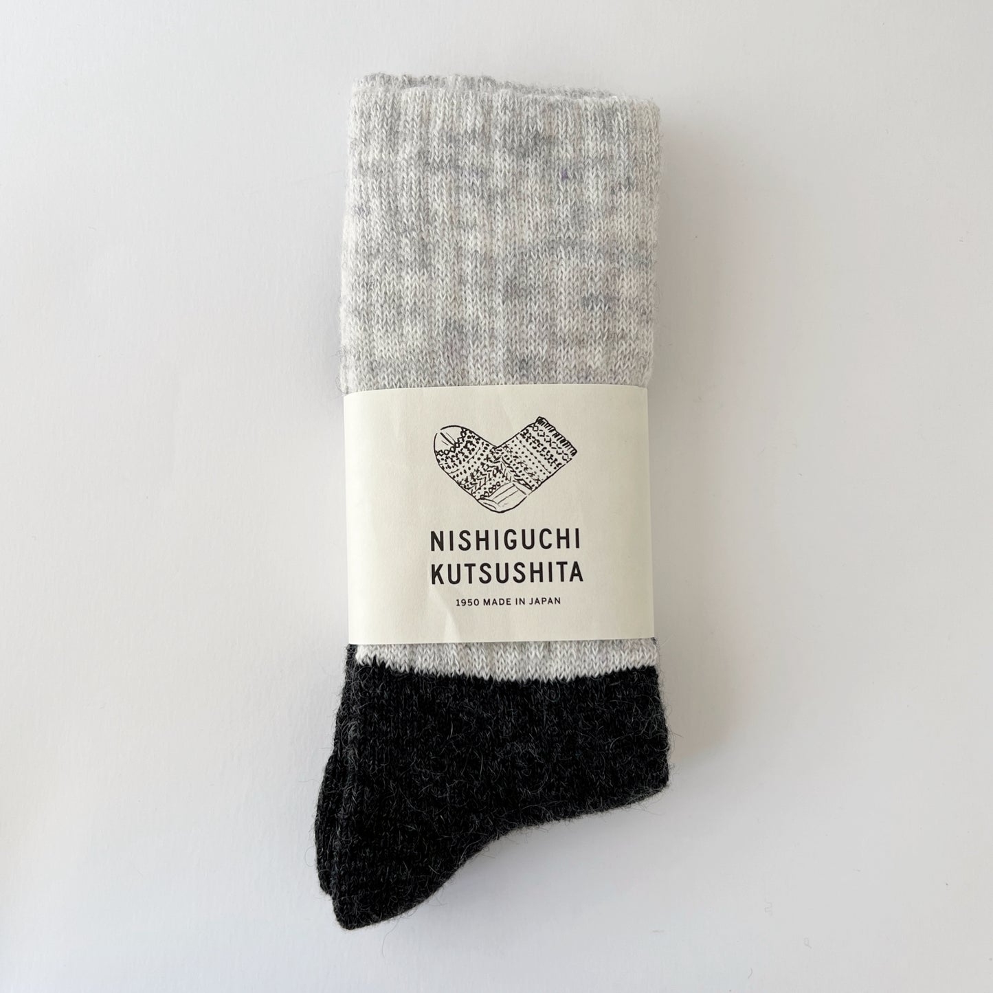 NISHIGUCHI KUTSUSHITA : oslo mohair wool pile sock