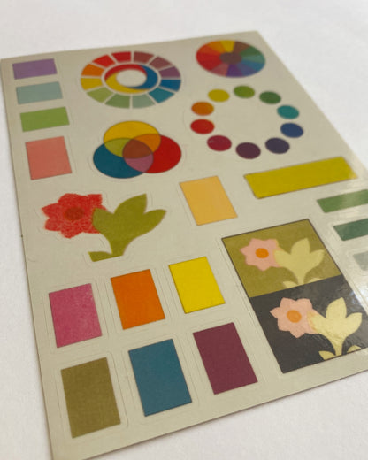 kiku print : vinyl sticker sheet - colour chart