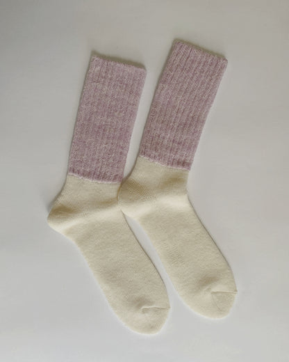 NISHIGUCHI KUTSUSHITA : oslo mohair wool pile sock