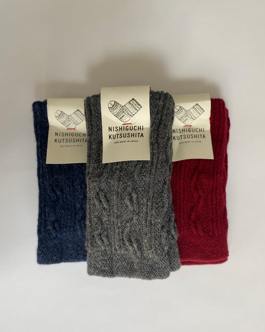 NISHIGUCHI KUTSUSHITA : teni wool hand warmer