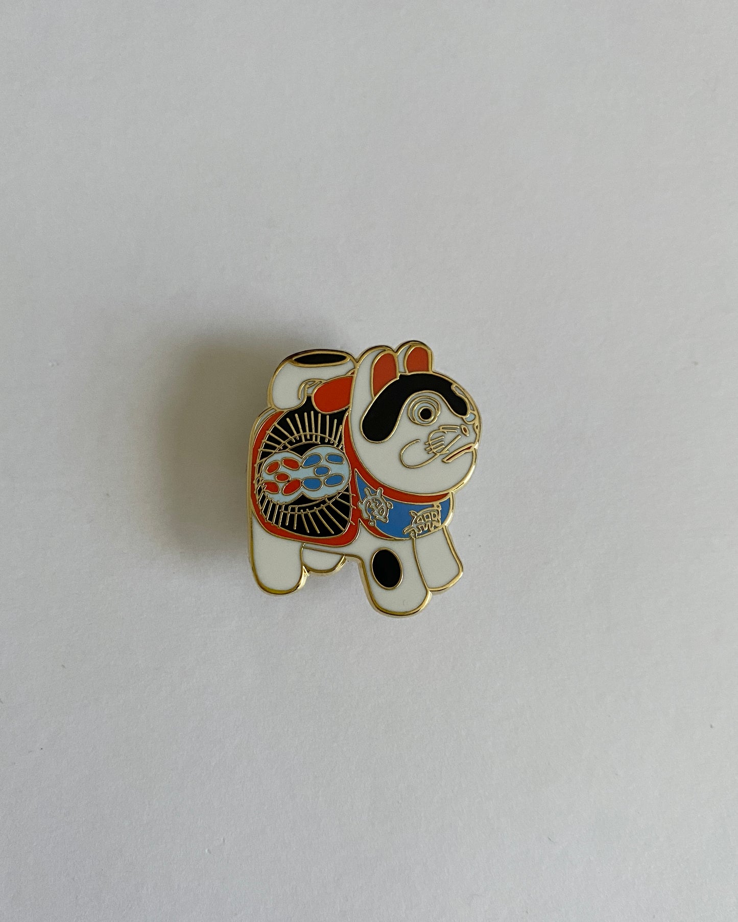 kiku print : enamel pin