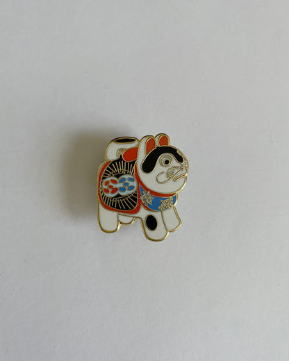 kiku print : enamel pin