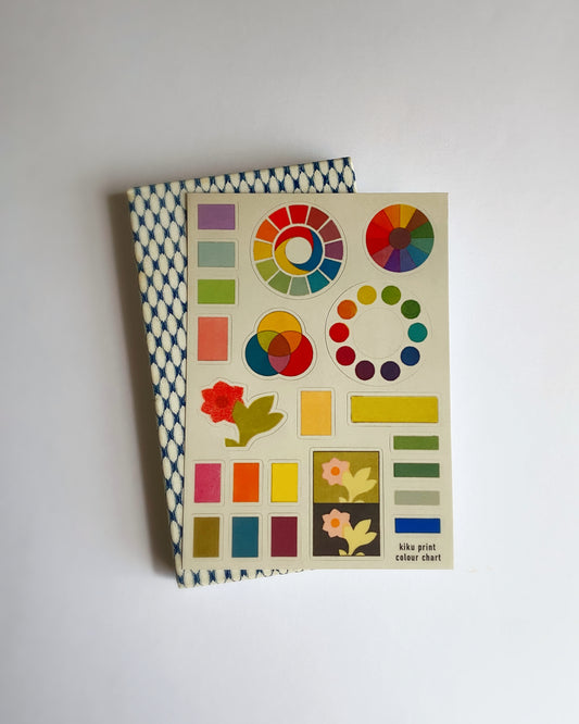 kiku print : vinyl sticker sheet - colour chart