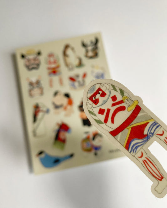 kiku print : vinyl sticker sheet - omocha