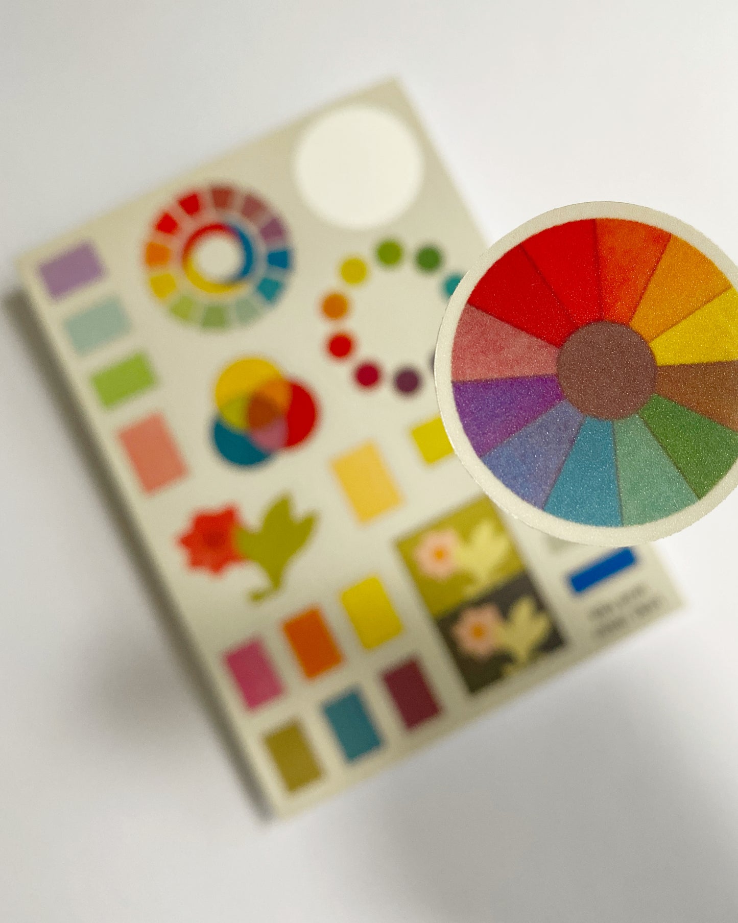 kiku print : vinyl sticker sheet - colour chart