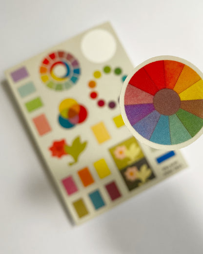 kiku print : vinyl sticker sheet - colour chart